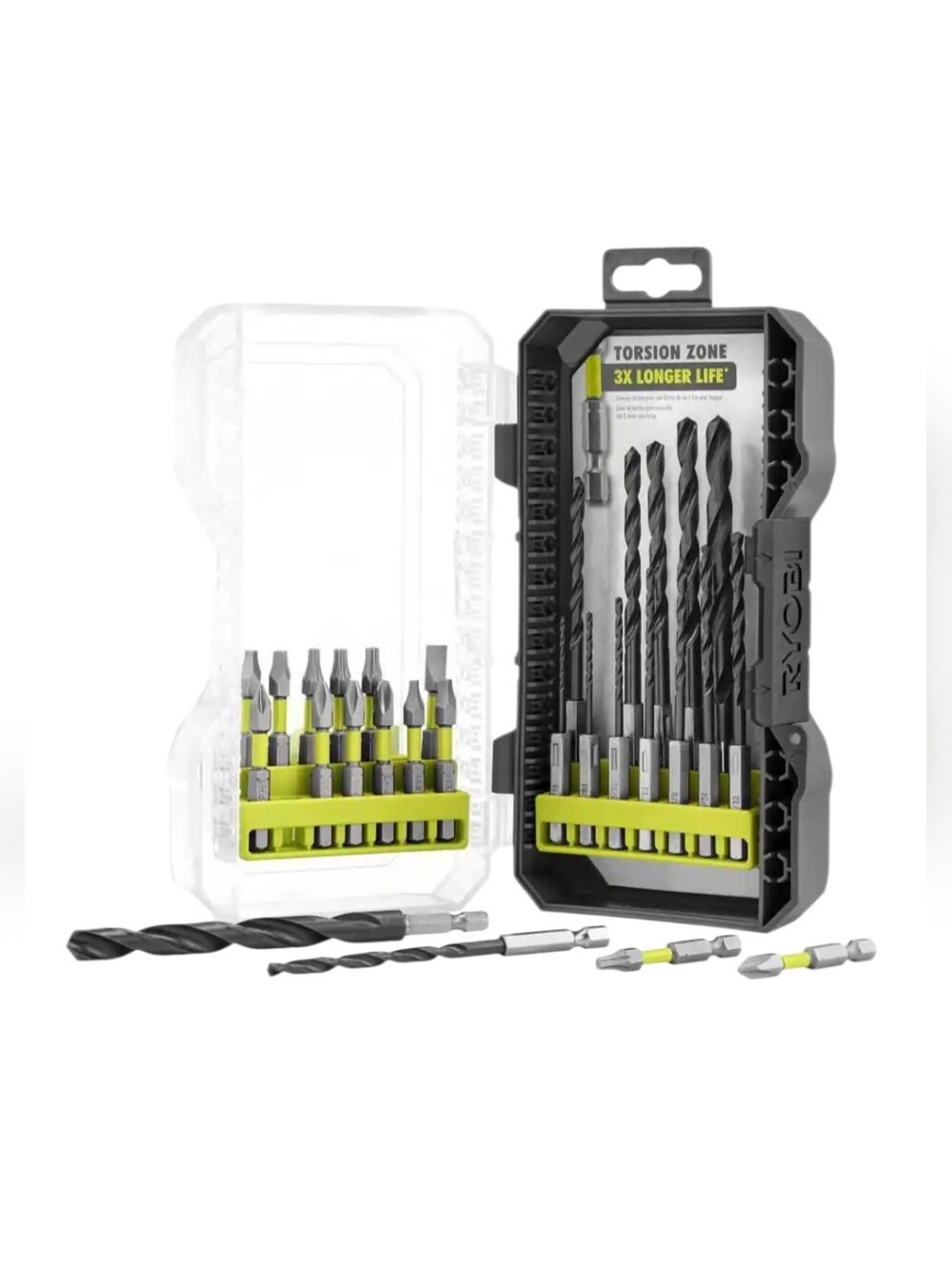 Ryobi 28-piece Black Oxide Impact Drill & Drive Bit Set in Case. Brand New!